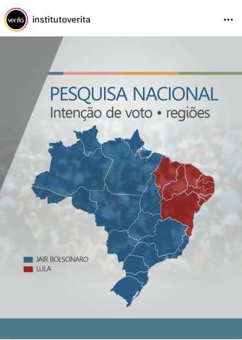 Lula só lidera no Nordeste