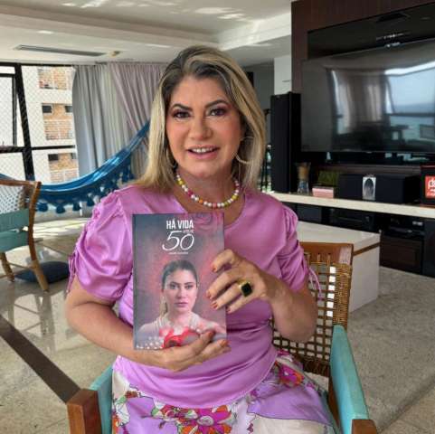 Apresentadora Jeane Oliveira lança livro “Há Vida após os 50” no próximo dia 07