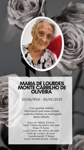 Morre Lourdinha Carrilho