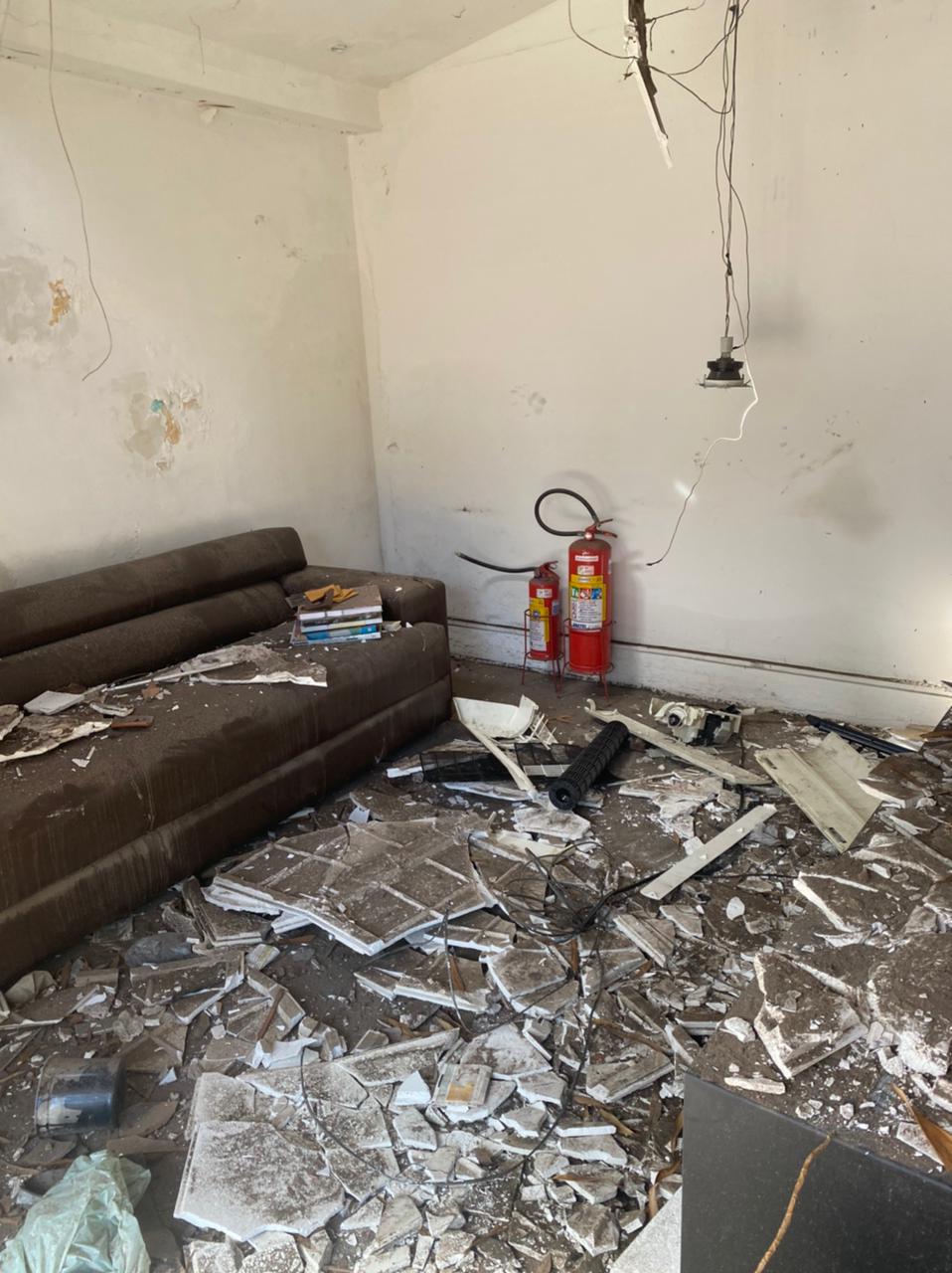Chocante: Escritório de arquiteta é destruído em Natal
