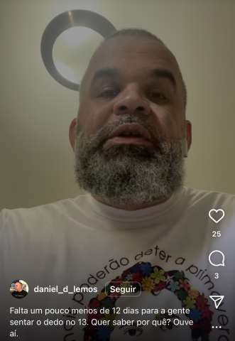 Professor da UFRN que abaixou as calças em sala de aula grava vídeo de apoio a Lula