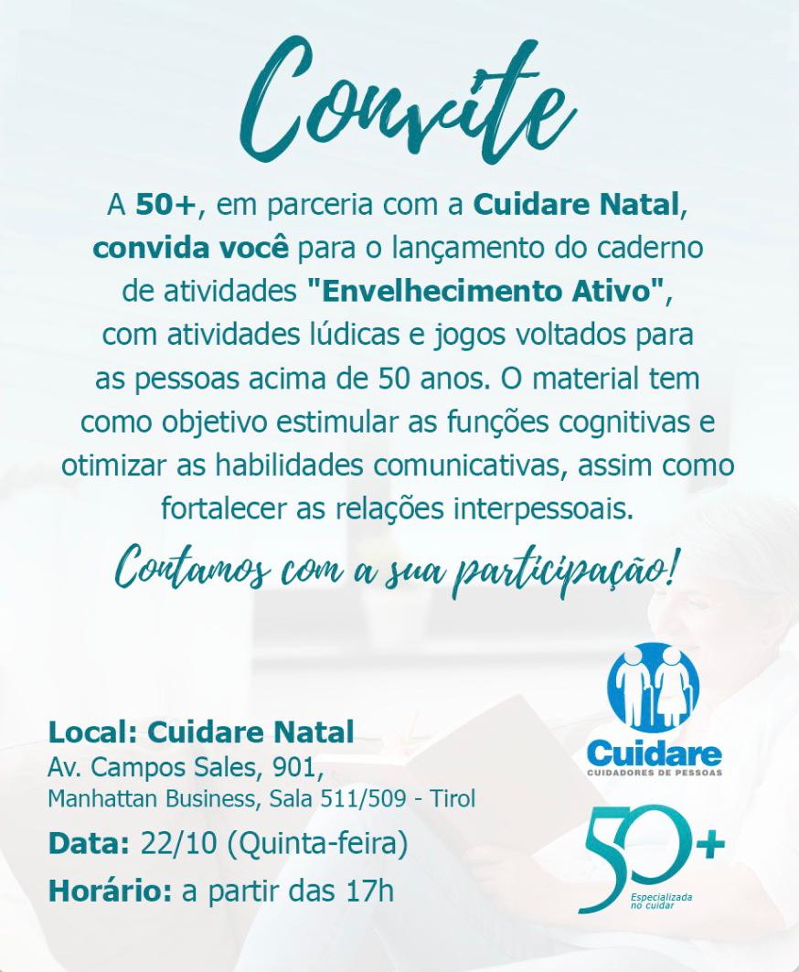 A 50+, empresa Potiguar, lança livro voltado para o público idoso