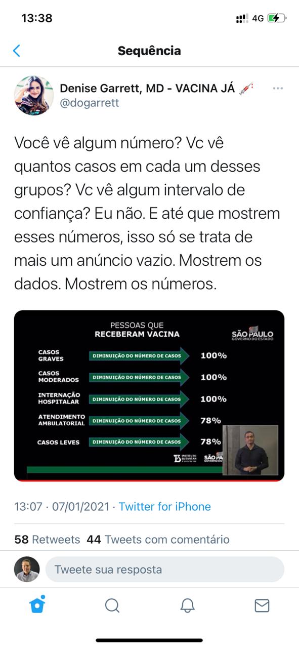 Infectologista lança dúvidas sobre números do Governo João Doria com relação ao covid-19