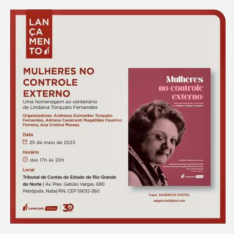 TCE promove lançamento de obra em homenagem ao centenário de Lindalva Torquato