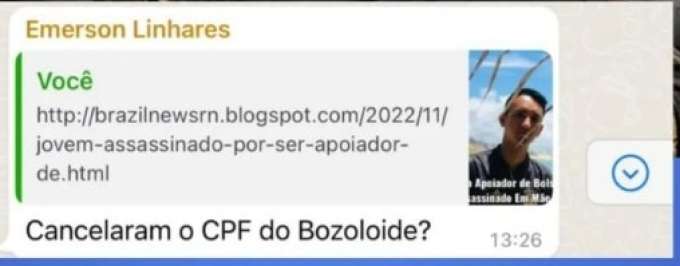 Diretor da decadente rádio Difusora de Mossoró, jornalista debocha da morte de bolsonarista 