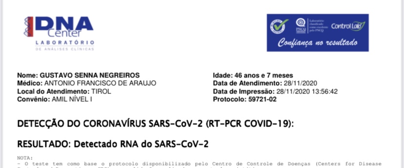 Coronavírus: Positivei