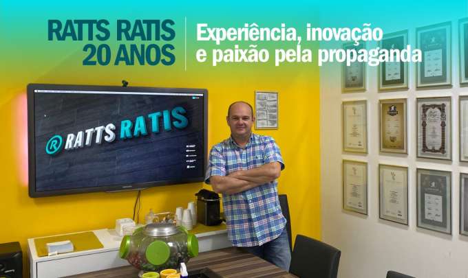 Agência RATTS RATIS comemora 20 anos, unindo experiência, inovação e paixão pela propaganda