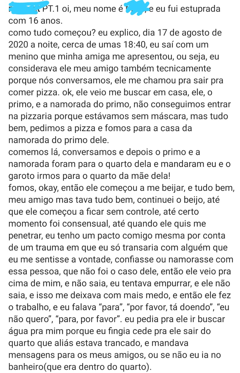 Adolescente de 16 anos relata estupro em Mossoró; caso repercute nacionalmente