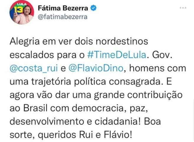 Fátima comemora que homem que causou prejuízo de R$ 5 milhões para RN virou ministro