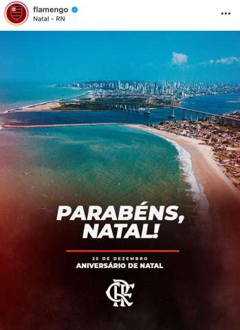 Flamengo parabeniza Natal