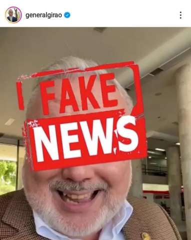 Girão enquadra o suplente do camarada Carlos por espalhar fake news