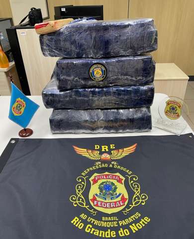 PF prende mulheres com 54,5 kg de maconha no aeroporto de Natal