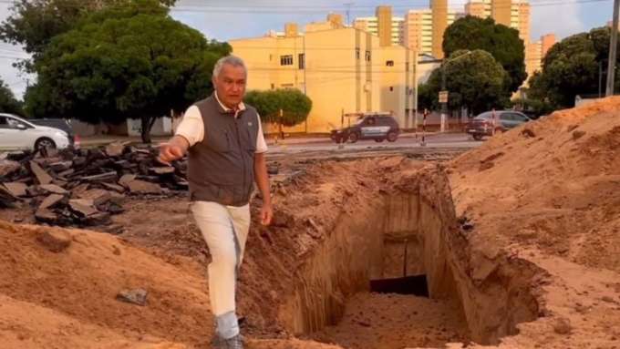 General Girão acompanha obras de emendas de seu mandato em Neópolis, Natal