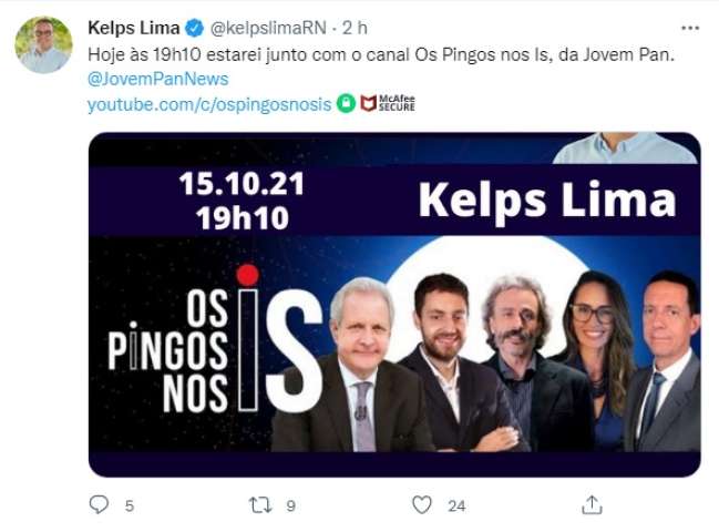 Kelps dá entrevista ao Pingo nos Is