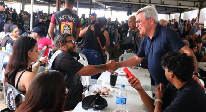 MOTO FEST: deputado Tomba Farias recebe em Santa Cruz cerca de cinco mil motociclistas de vários estados do país