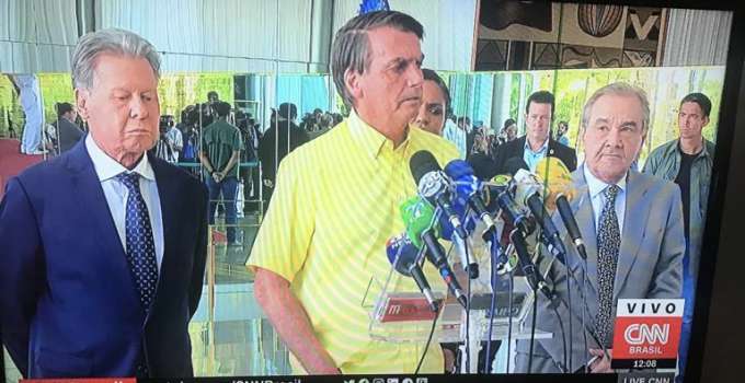 Agripino com Bolsonaro