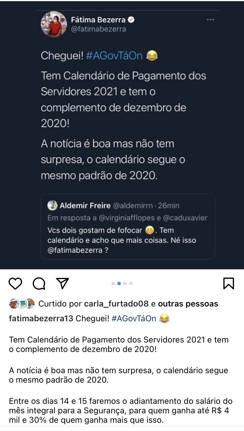 Fátima, Cadu, Virgínia e o Mago dos Números produzem fumaça nas redes sociais