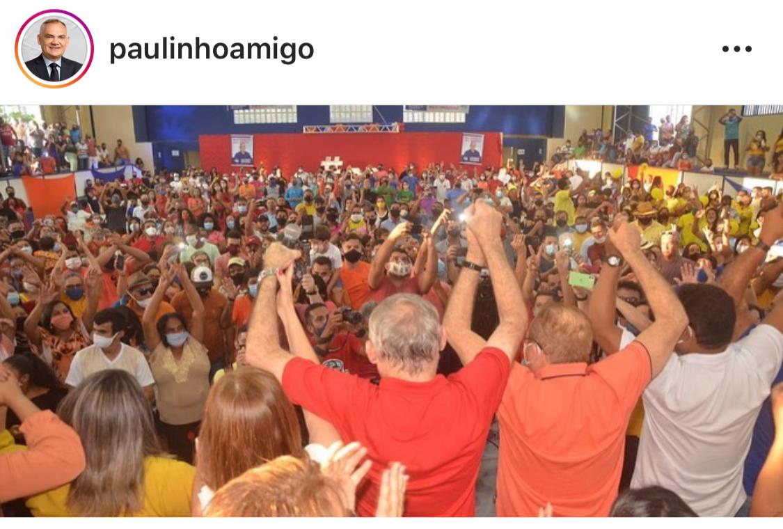 Só no discurso: Prefeito de São Gonçalo do Amarante descumpre próprio decreto