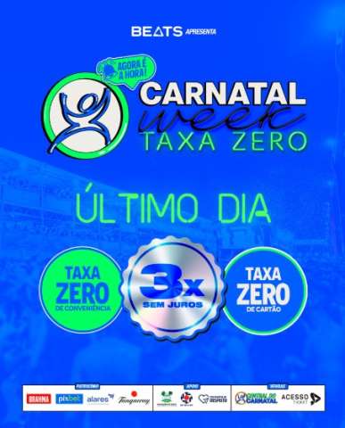 Alerta Carnatal: Último dia para garantir abadá sem taxas