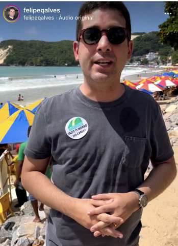 Até Felipe Alves é a favor da engorda de Ponta Negra