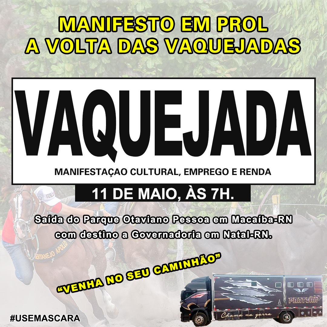 Manifesto em prol das vaquejadas