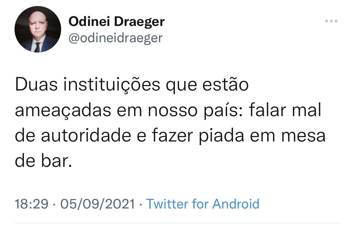 A frase mais lúcida a respeito da conjuntura do Brasil