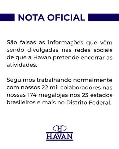 Luciano Hang diz que virou alvo de fake news e não vai fechar Havan