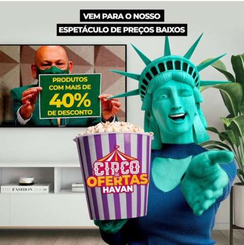Luciano Hang faz propaganda da Havan com imagem da CPI da Covid
