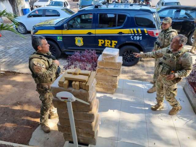 PRF apreende R$ 650 mil em maconha em rodovia do RN