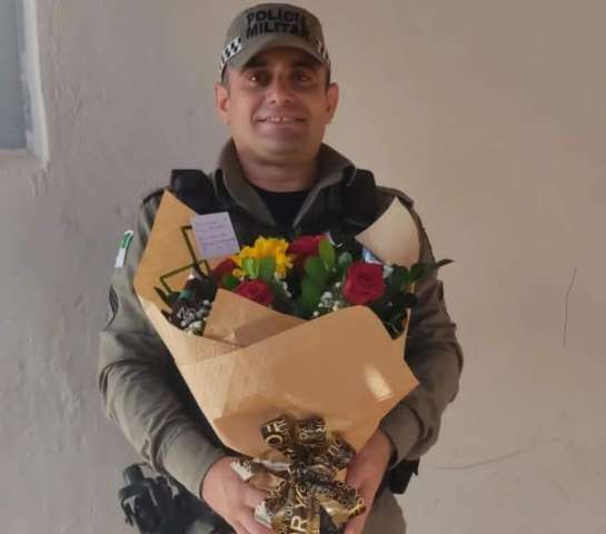 Esclarecido: Buquê foi enviado pela namorada do policial