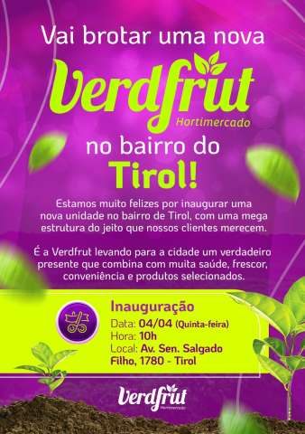 Verdfrut inaugura segunda loja em Natal apresentando uma experiência única em compras