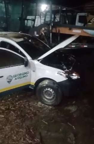 Tentativa de incêndio em garagem de Prefeitura do RN