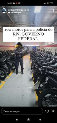 [VÍDEO] Se Fátima não faz, Bolsonaro resolve: Governo Federal envia mais 200 motos para a Polícia Militar do RN
