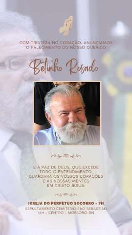 Velório e sepultamento de Betinho Rosado