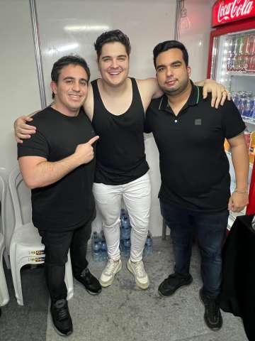 Potiguares na produção para gravação do DVD de Eric Land