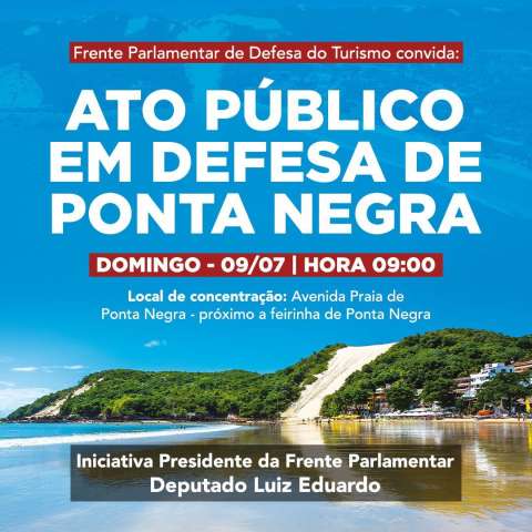 Ato em defesa de Ponta Negra