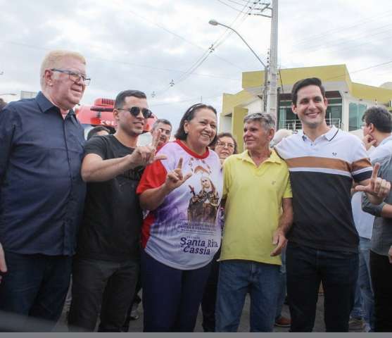 Rafael Motta com Mama Alves, Garibaldi Alves e Walter Alves