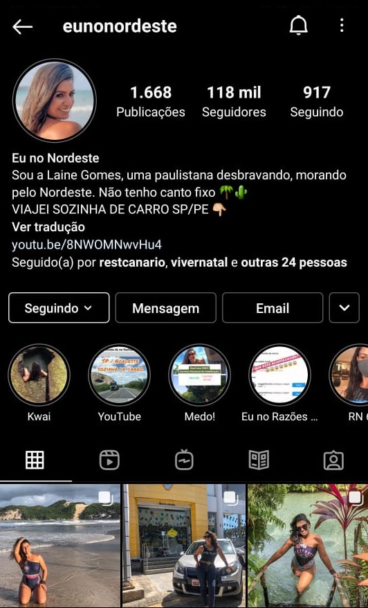 Influencer do turismo no Nordeste detona segurança em Natal