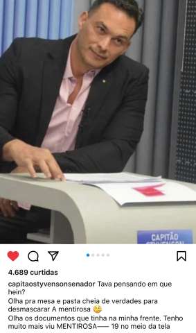 Styvenson apresenta documentos e chama Fátima Bezerra de mentirosa