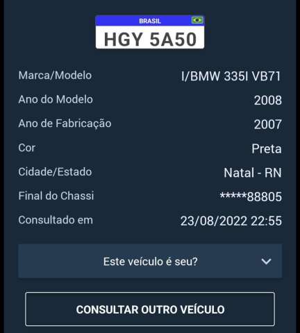 Playboy do BMW: Cor do carro diferente e documentos atrasados