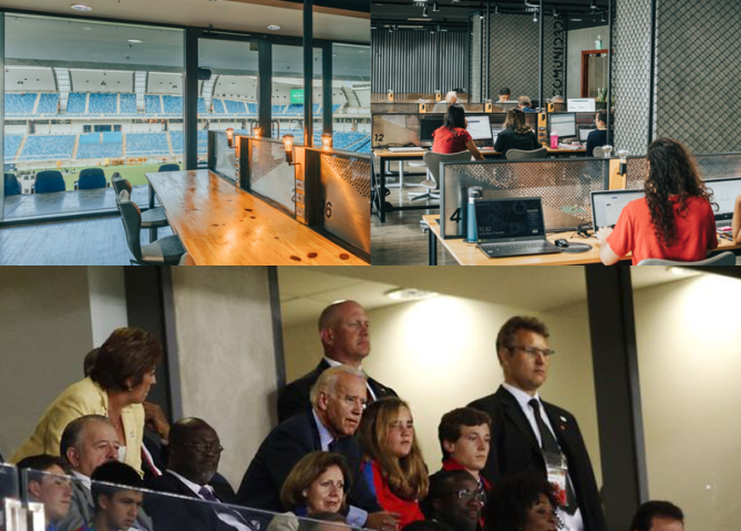 Camarote da Arena das Dunas que recebeu Joe Biden na COPA 2014 é hoje um Coworking para profissionais, empresas e empreendedores
