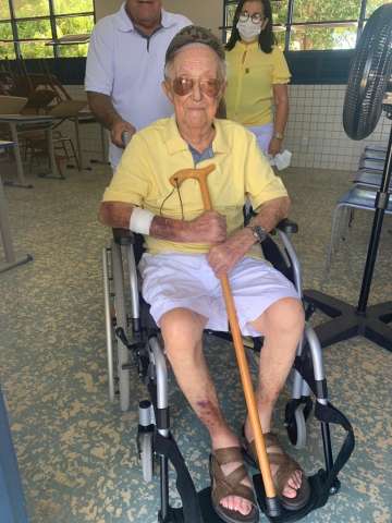 Seu Geraldo foi votar
