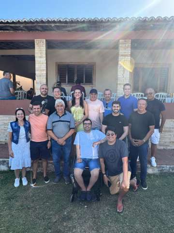 Verão político: Paulinho Freire e Rogério Marinho em almoço com vereadores de Natal