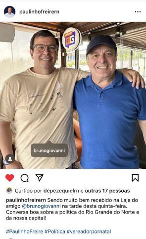 Minha chapa: Paulinho e BG