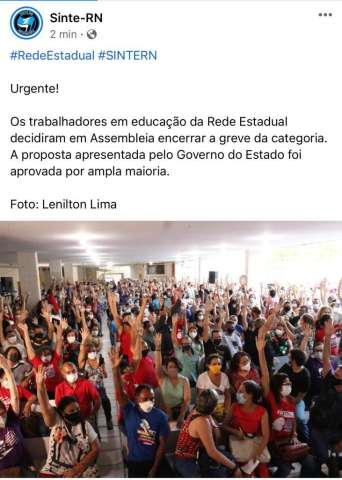Greve dos professores encerrada