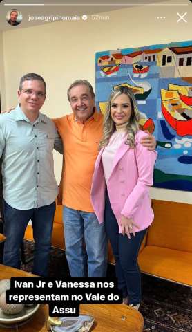 Agripino e Ivan Júnior juntos