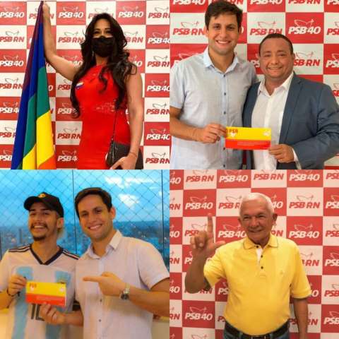Sem Hermano, PSB aposta em novos nomes: Lucena, Thabata Pimenta, Pinta Natalense e Jacson Damasceno