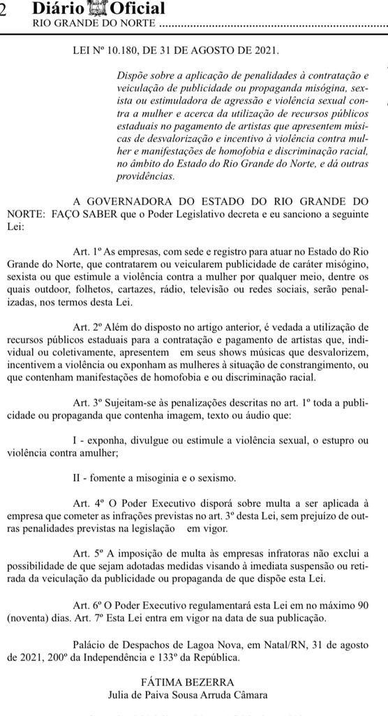 Governo Fátima recria figura do 