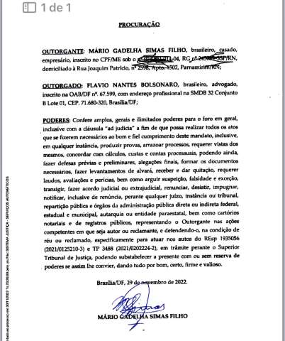 A junção de Érick Pereira, Flávio Bolsonaro, o advogado da JBS e Mário Simas 