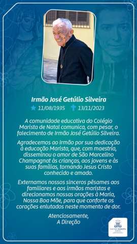 Marista: Morre Irmão Getúlio
